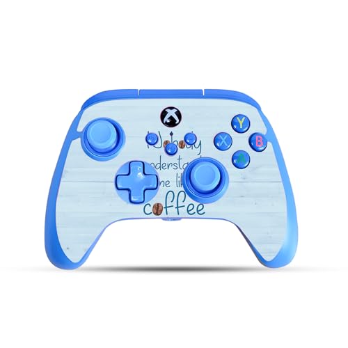 Gaming Skin Compatible with PowerA Xbox Series X|S Enhanced Wired Controller - Coffee Understands Me - Premium 3M Vinyl Protective Wrap Decal Cover - Easy to Apply | Crafted in The USA by MightySkins