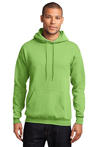 Port & Co. Men's Classic Pullover Hooded Sweatshirt Lime