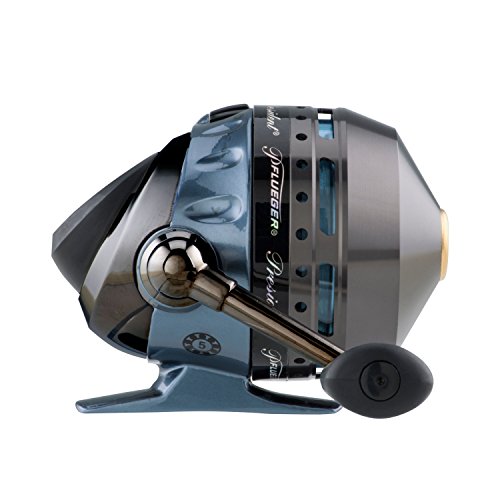 Pflueger President Spincast Reel, Size 10 Fishing Reel, Right/Left Handle Position, Aluminum Spool, Dial Drag System, Multicolor