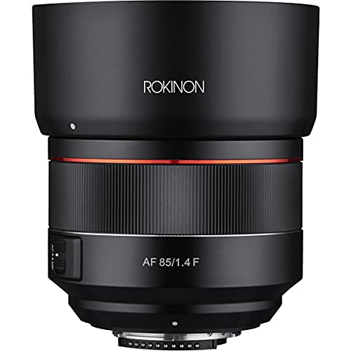 ROKINON 85mm F1.4 Auto Focus Full Frame Weather Sealed High Speed Telephoto Lens for Nikon F Mount