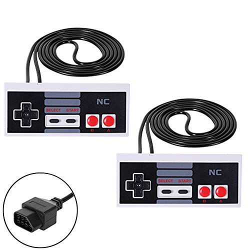 NC Classic NES Controllers for NES 8 Bit Entertainment System Console Control Pad(2PCS)