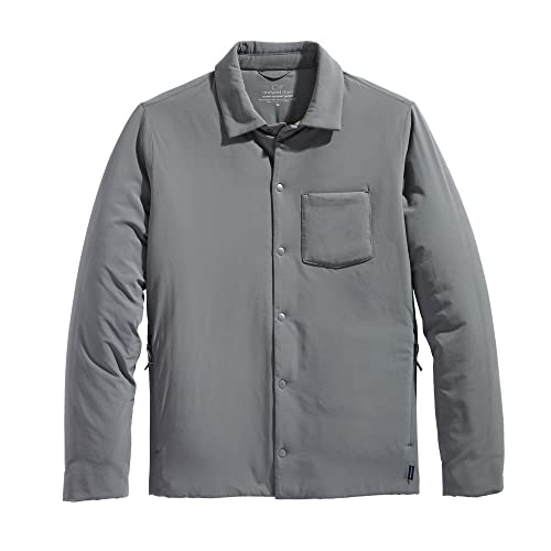vineyard vines Men's Marine Air Shirt Jacket, Nocturne, Medium