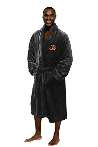 Northwest NFL Cincinnati Bengals Unisex-Adult Silk Touch Bath Robe, Large/X-Large, Team Colors
