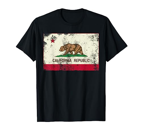 Vintage California Republic T-shirt | I Love CA - Cali Life
