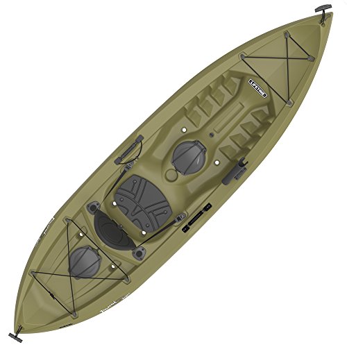 Lifetime Tamarack Angler Sit-On-Top Kayak, Olive, 120'