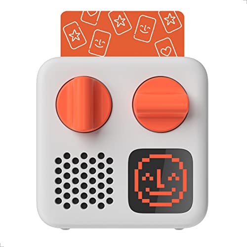 Yoto Mini + Make Your Own Card – Kids Screen-Free Bluetooth Audio Player, All-in-1 Travel Device Plays Stories Music Podcast Radio White Noise Ok-to-wake Alarm Clock, Use as Speaker or with Headphones