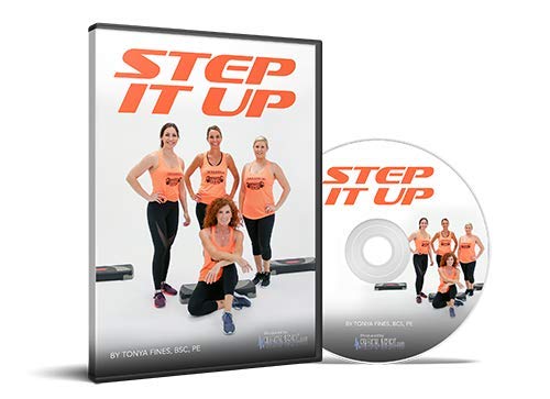 Step It Up Workout DVD - Follow Along Exercise Routines Using a Step To Burn Fat, Build Strength and Tone Muscles