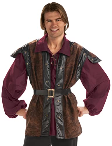 Forum Medieval Mercenary Deluxe Costume, Multi Color, Standard