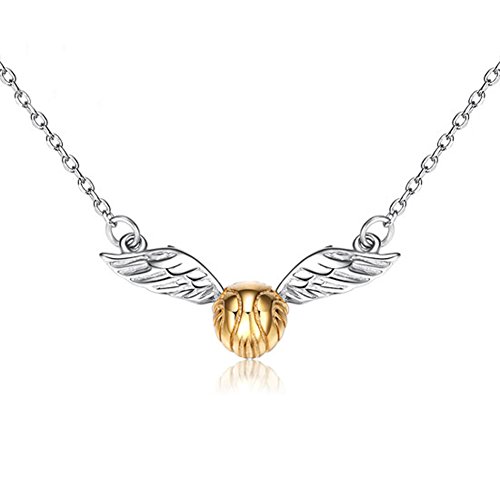 Golden Snitch 925 Silver Quidditch Necklace