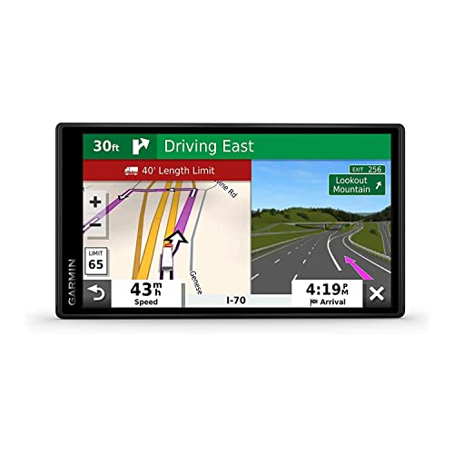 Garmin dēzl OTR1000, 10-inch GPS Truck Navigator, Easy-to-read Touchscreen Display, Custom Truck Routing and Load-to-dock Guidance