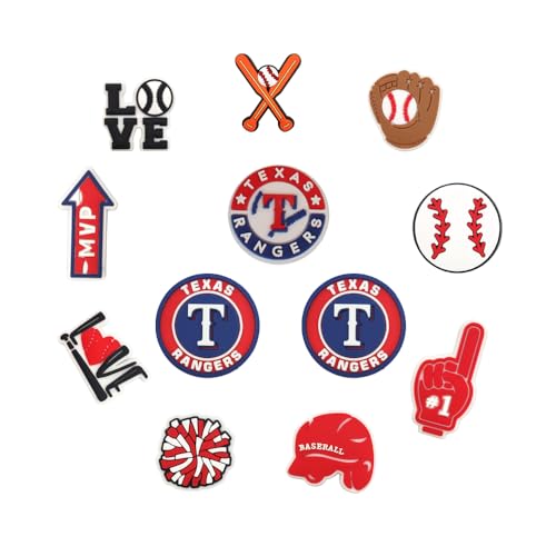 ESASAM Design Rangers for DIY Shoe Decoration Charms Multi Pack for Unisex-Adult Teens