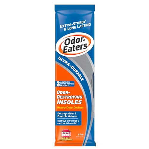 Odor-Eaters Blue Unisex Shoe Insoles, Control Odor and Wetness