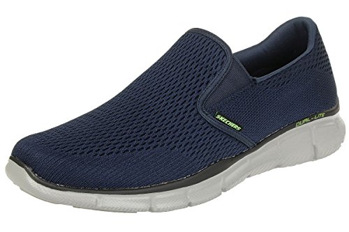 Skechers mens Equalizer Double Play Wide Slip On Loafer, Navy, 12 Wide US