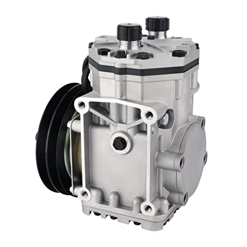 Replacement Car/Truck AC Compressor By AA Ignition - Compatible with Freightliner, Peterbilt, Kenworth 1996-1999 - Replaces ET210L, ET210L-25150-1996, 1997, 1998, 1999