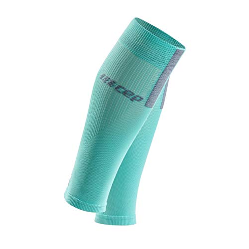 CEP Women's Compression Run Sleeves Calf Sleeves 3.0, Ice/Grey II