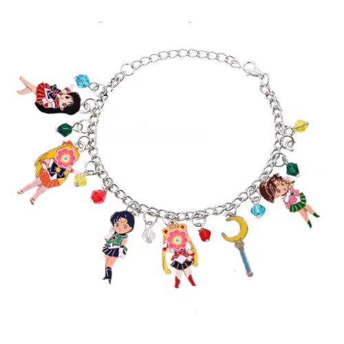 Kerr's Choice Kawaii Bracelet Girls Cute Charm Bracelet Animie Moon Jewelry Cute Moon Accessories
