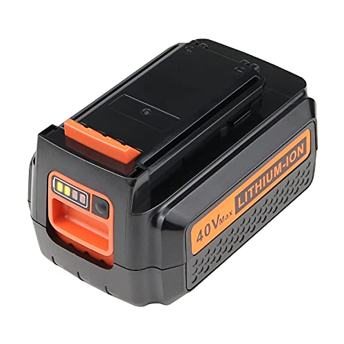 Powerost 40V MAX Lithium Battery: Replacement for Black and Decker 40 Volt LBX2040 LBXR2036 LBXR36 LBX1540 LBX2540 Compatible with 36V Li Ion Charger