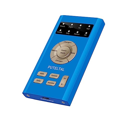 PUTELTAL Portable Voice Changer for PS4, Xbox S/X, PS5, Computer and Mobile Phones etc.