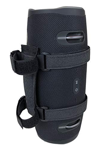 Bushwhacker Jumbo Speaker Mount for Large Bluetooth Speakers 12'-20' Circumference Great for UTV Golf Cart Boat Wakeboard Tower Holder Strap Wireless Attachment Roll Bar Rail Accessory Side by Side