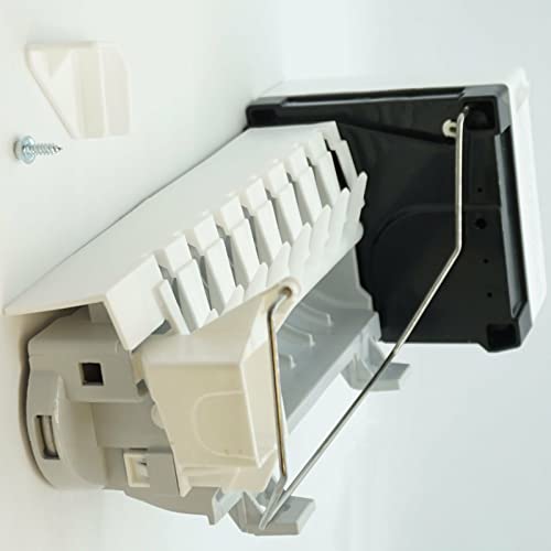 Refrigerator Ice Maker Replaces for Maytag MBR2258XES4 MBR2258XES1 MBR2258XES0 MFC2061HEW MFC2061HEW13 MFC2061HEW4 MBF2258XEB1 MBF1958WEW2 MFC2061HEB MFC2061HEB13 MFC2061HEB4 MFC2061HEB5 MFC2061HES
