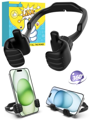 Stocking Stuffers for Men Women Teens Kids Gifts for Men Christmas: Thumbs Up Lazy Phone Stand Holder Funny Gadgets Teenage Boys Girls Dad Father Mother Mom Husband Wife Adults Who Have Everything