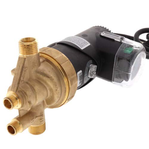 Goulds Pumps E1-BCANRT1W-06 Autocirc E1 Series, Recirculating Pump w/Adjustable Thermostat & Timer (77°F 91°F) (1/2' NPT)