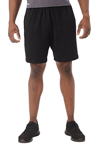 Russell Athletics Team Driven Coaches Shorts - Men's Quick Dry Workout Gym Exercise Sports Active Wear, Black, Large