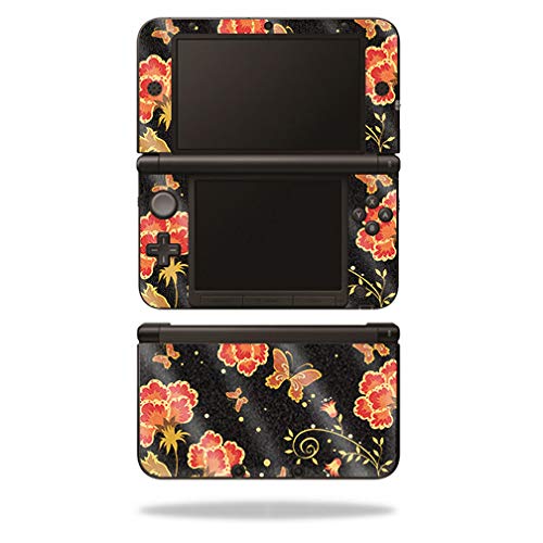 MightySkins Glossy Glitter Skin for Nintendo 3DS XL Original (2012-2014) - Flower Dream | Protective, Durable High-Gloss Glitter Finish | Easy to Apply, Remove, and Change Styles | Made in The USA