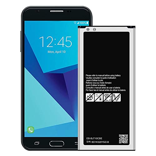 Replacement Battery EB-BJ710CBE EB-BJ710CBU EB-BJ710CBZ for Samsung Galaxy J7 2016 J710, J7 V SM-J727V, J7 Sky Pro, J7 Prime J727A J727P J727U J727T J727T1 J7 Perx Battery