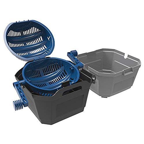 Frankford Arsenal Platinum Series Wet/Dry Media Separator with Perforated Sifter and Mesh Media Strainer for Reloading, blue, gray