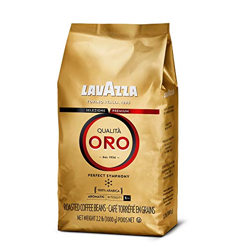 Lavazza QualitÃ Oro Whole Bean Blend, Medium Roast, 2.2 Pound (Pack of 1) ,100% Arabica, Central America & African highland origins, Fruity & Aromatic