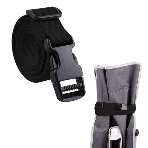 Tie Down Strap, Luggage Straps, Buckle Straps Adjustable, Nylon Strap with Buckle, Heavy Duty Luggage Straps, Adjustable Nylon Straps for Motorcycle Cargo Trucks Trailer Luggage (Black)