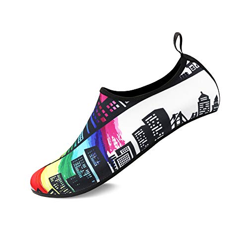 FADTOP Barefoot Quick-Dry Water Sports Shoes Aqua Socks for Swim Beach Pool Surf Yoga for Women Men