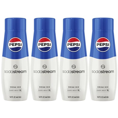SodaStream Pepsi Beverage Mix (440ml, Pack of 4)