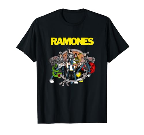 Ramones Road To Ruin Rock Music Band T-Shirt