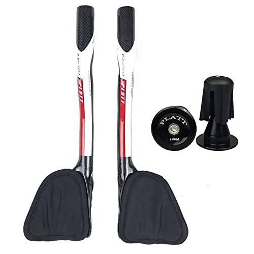 PLATT Carbon TT Handlebar Bicycle Aero Bars Tri Bars Cycling Rest Handlebar for Mountain Bike and Road Bike 31.8mm