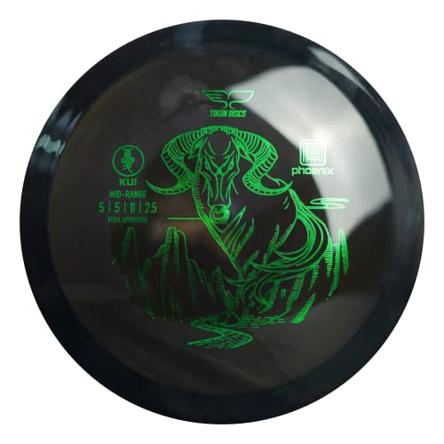 Yikun Midrange Disc Golf Discs| Professional PDGA Approved Golf | Overstable Mid-Range Discs Golf 165-175g| Professional Level Disk Golf Mid in Premium Transparent Plastic