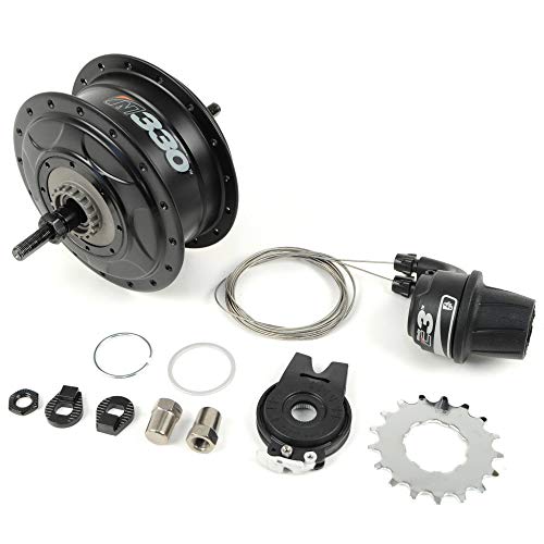 Fallbrook Technologies NuVinci N330 CVP Internal Gear Bicycle Rear Hub Black 32h Roller Brake // New C3