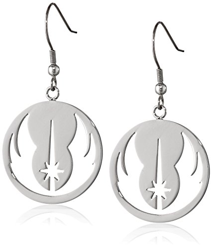 Star Wars Jewelry Jedi Order Stainless Steel Dangle Earrings (SALES1SWMD)