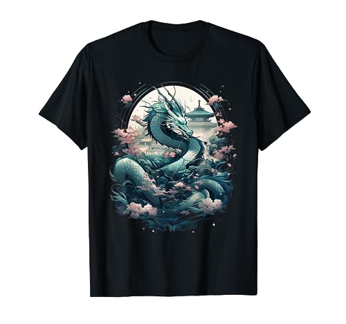 Japanese Aesthetic Dragon japanese art Japan Tattoo T-Shirt