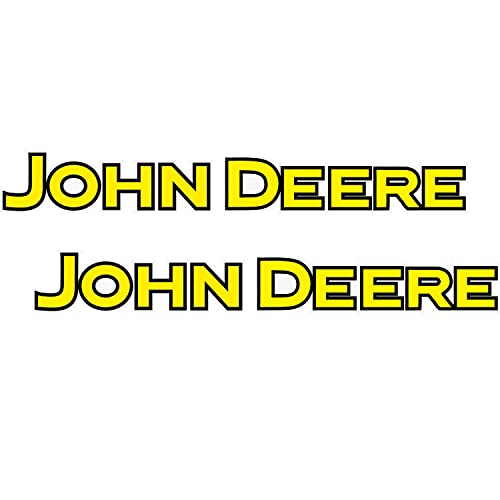 ENMOON John Premium Vinyl Deere Decal/Sticker 2-Pack Arming Equipment Decal -12 Inch