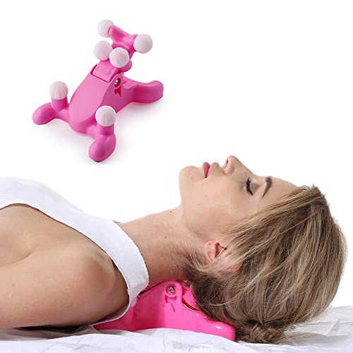 Locisne Tension Headache Relief Products, Cervical Traction for Neck Pain Relief, Massage Traction Pillow with 6 Trigger Point Therapy
