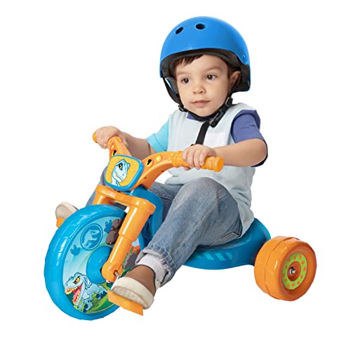 Universal Jurassic World Ride-On 10' Fly Wheels Tricycle with Sounds - Toddler Bike Trike, Ages 2-4, for Kids 33”-35” Tall and up to 35 Lbs.