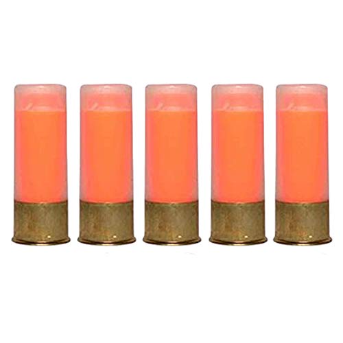St Action Pro 12GA Gauge Shotgun Safety Trainer Cartridge Dummy Shell Rounds with Brass Case, Orange, 10 Pack