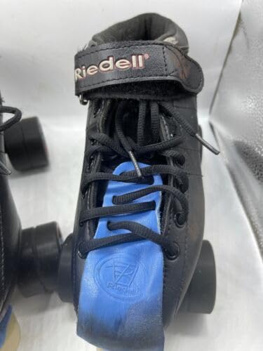 Riedell R3 Cayman Roller Derby Speed Skates Men Size 6 Black Quad - DF Store