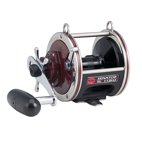 PENN Special Senator Star Drag Conventional Nearshore/Offshore Fishing Reel, HT-100 Star Drag, Max of 20lb | 9.0kg, Machined and Anodized Aluminum Spool