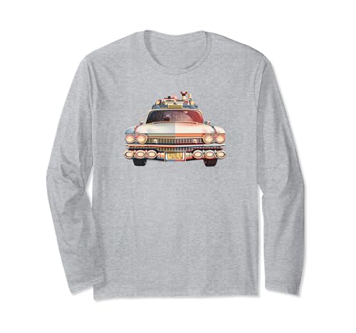 Ghostbusters Ecto-1 Poster Long Sleeve T-Shirt
