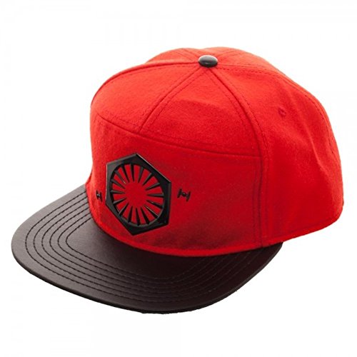 Star Wars: The Last Jedi First Order Logo Snapback Baseball Cap Red, Black