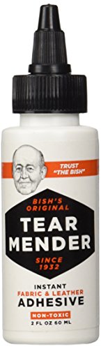Tear Mender Instant Fabric and Leather Adhesive, 2 oz Bottle