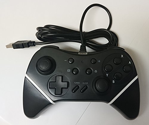 NEXiLUX Wired Controller Featuring Turbo for Nintendo Switch, PC USB and Android TV